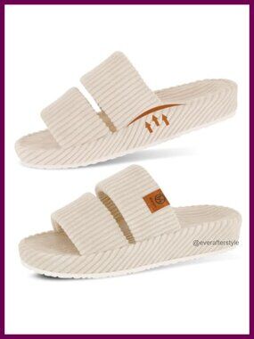 Orthopedic Arch Support Memory Foam Slippers Open Toe Indoor Outdoor